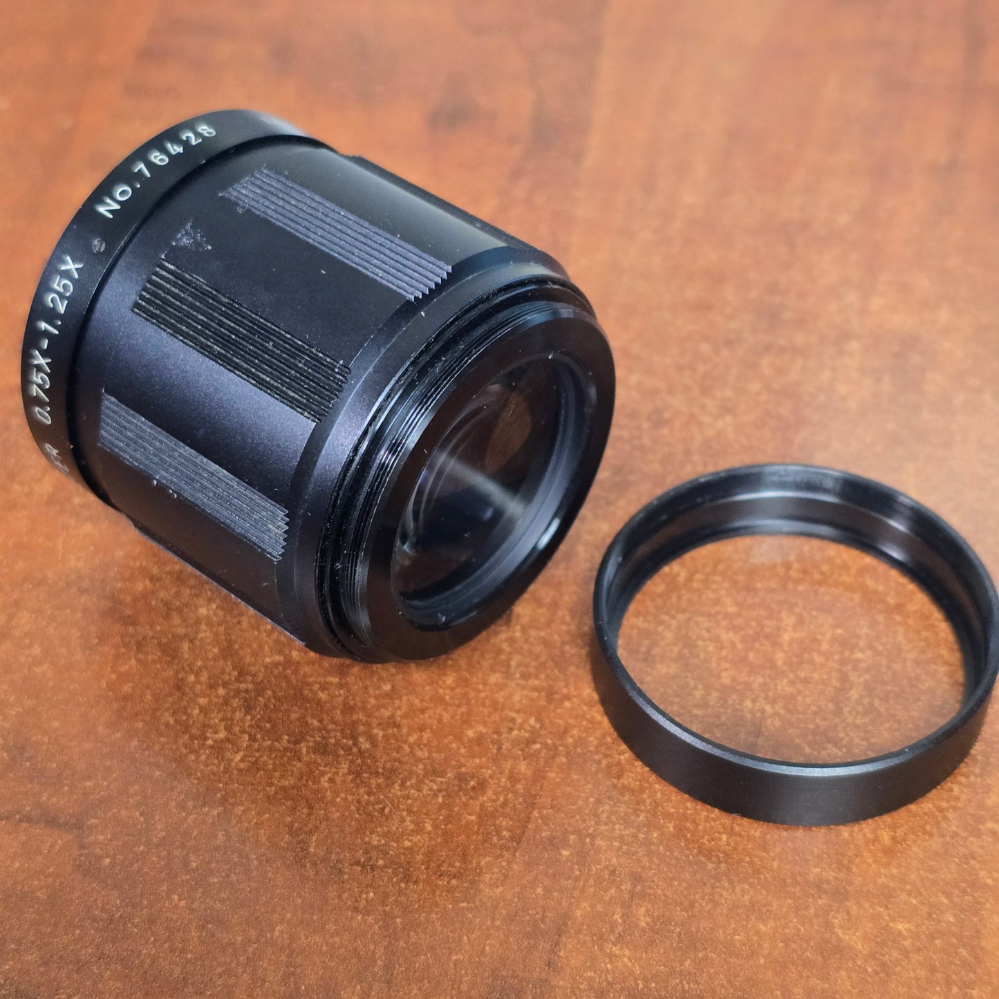 Sun 16mm Zoom Converter-16 0.75-125X Screw On Lens converter for Eiki 50mm Lens S# 76428