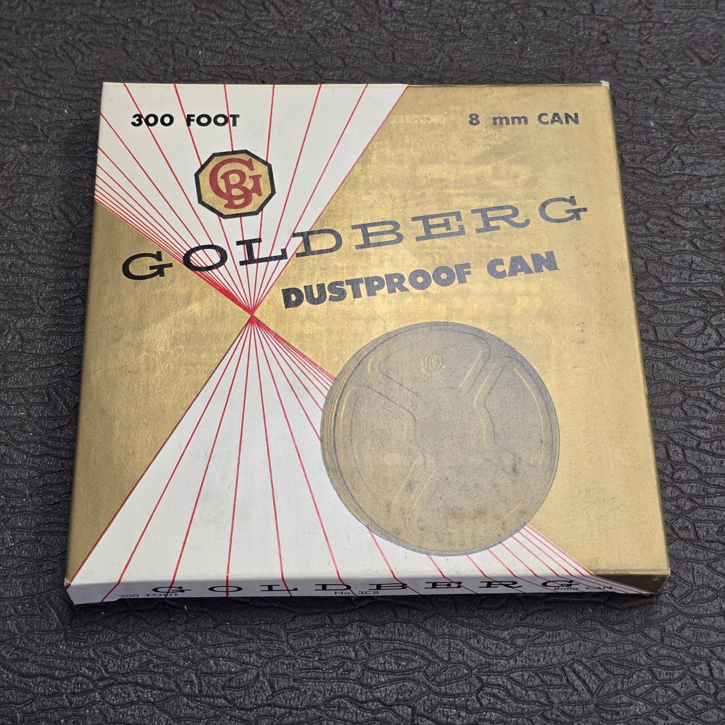 Goldberg Super 8mm / 8mm 300' Metal Storage Can (New)