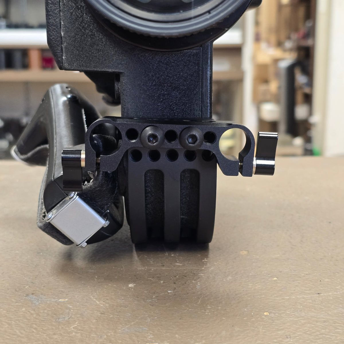 Canon Scoopic Base Plate with 15mm Rod Support System