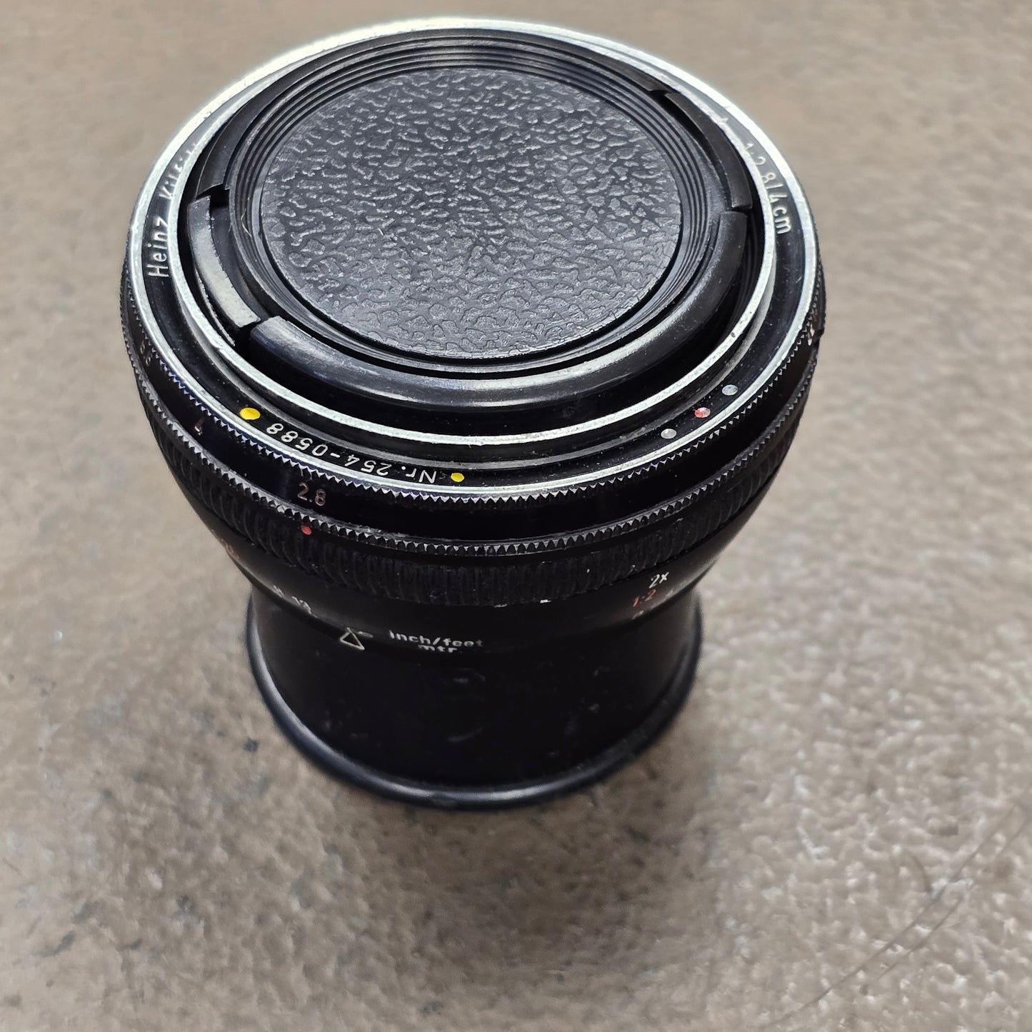 Heinz Kilfitt Munchen Makro-Kilar A  40mm f2.8 (1:2.8/4CM) Arri Standard Mount Lens S# Nr.254-0588