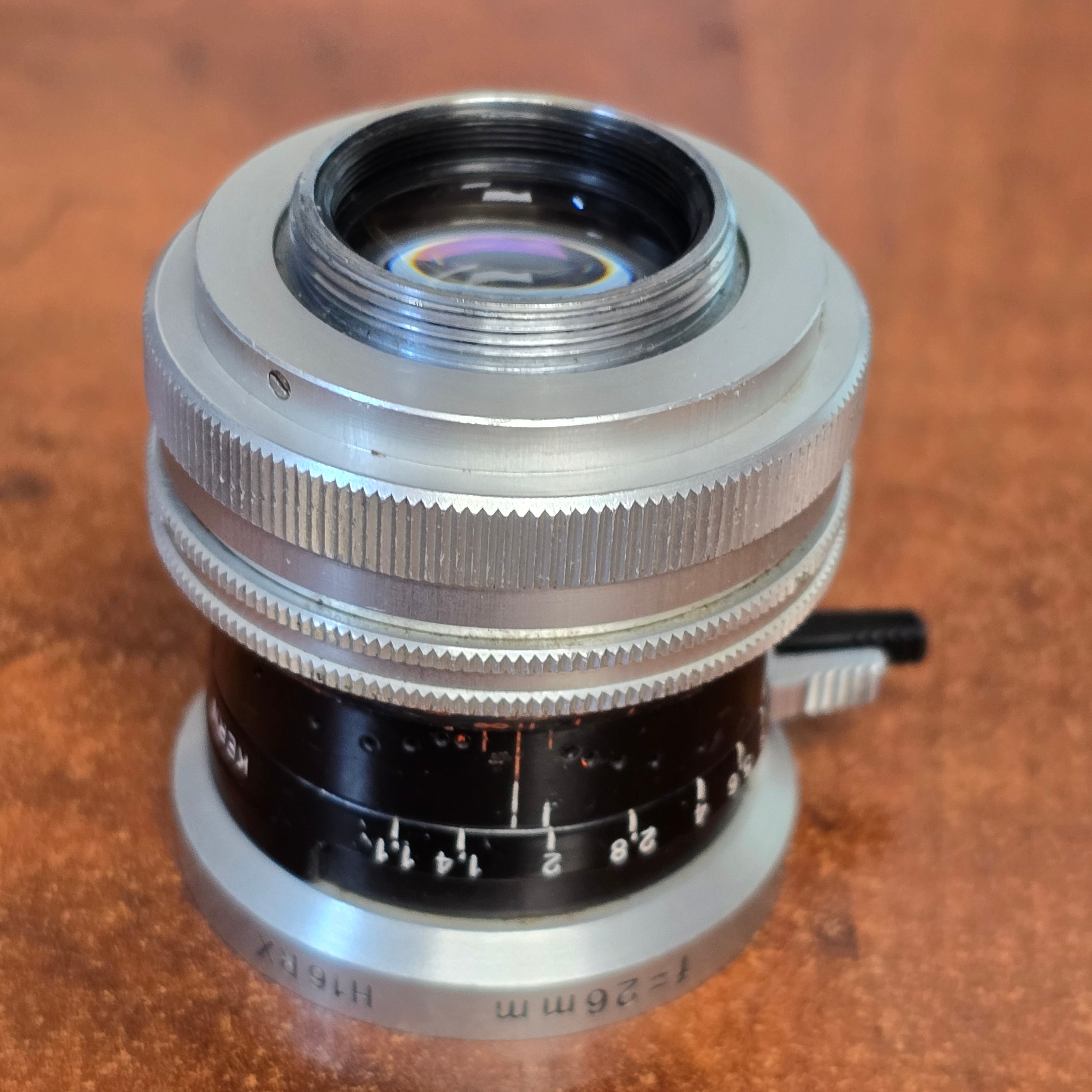 レンズ(単焦点) Kern Swiss  MACRO-SWITAR f=26mm H16RX Kern Macro-Switar 26mm f/1.1 H16RX Lens w/ Hood C mount | eBay