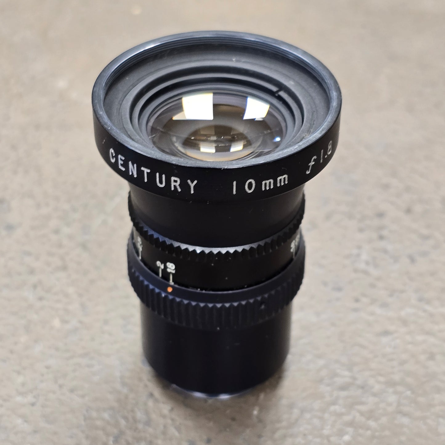 Century 10mm f1.8 C-Mount WIde Angle Lens S# 812604