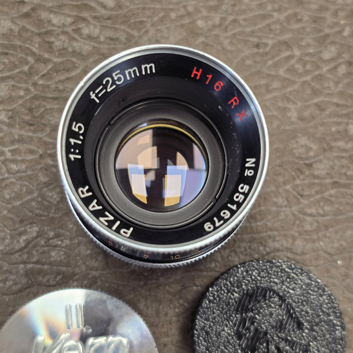 Pizar 25mm f1.5 H16RX C-Mount lens S# 551679