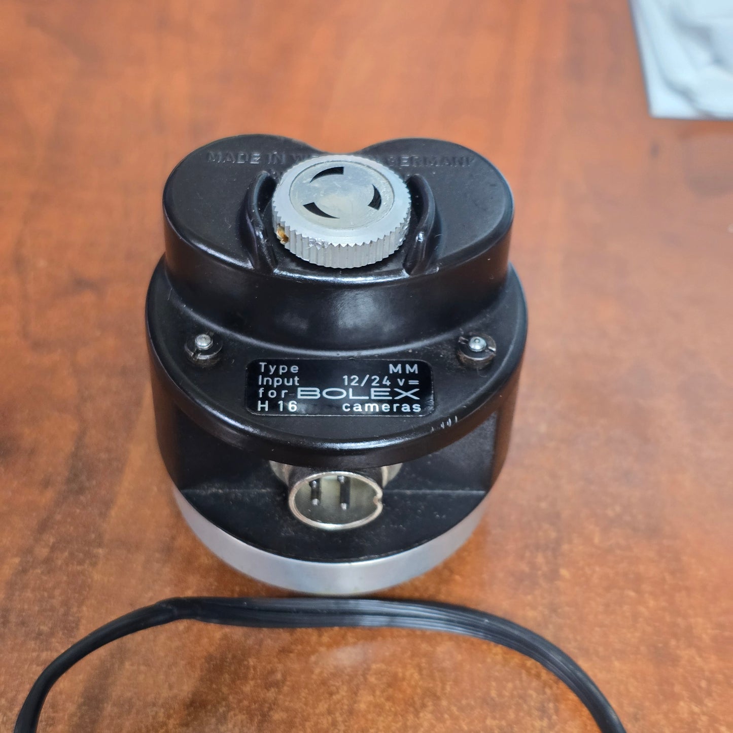 Bolex MM Type Magazine Motor with Cable for 400' Bolex Magazine S# K014905