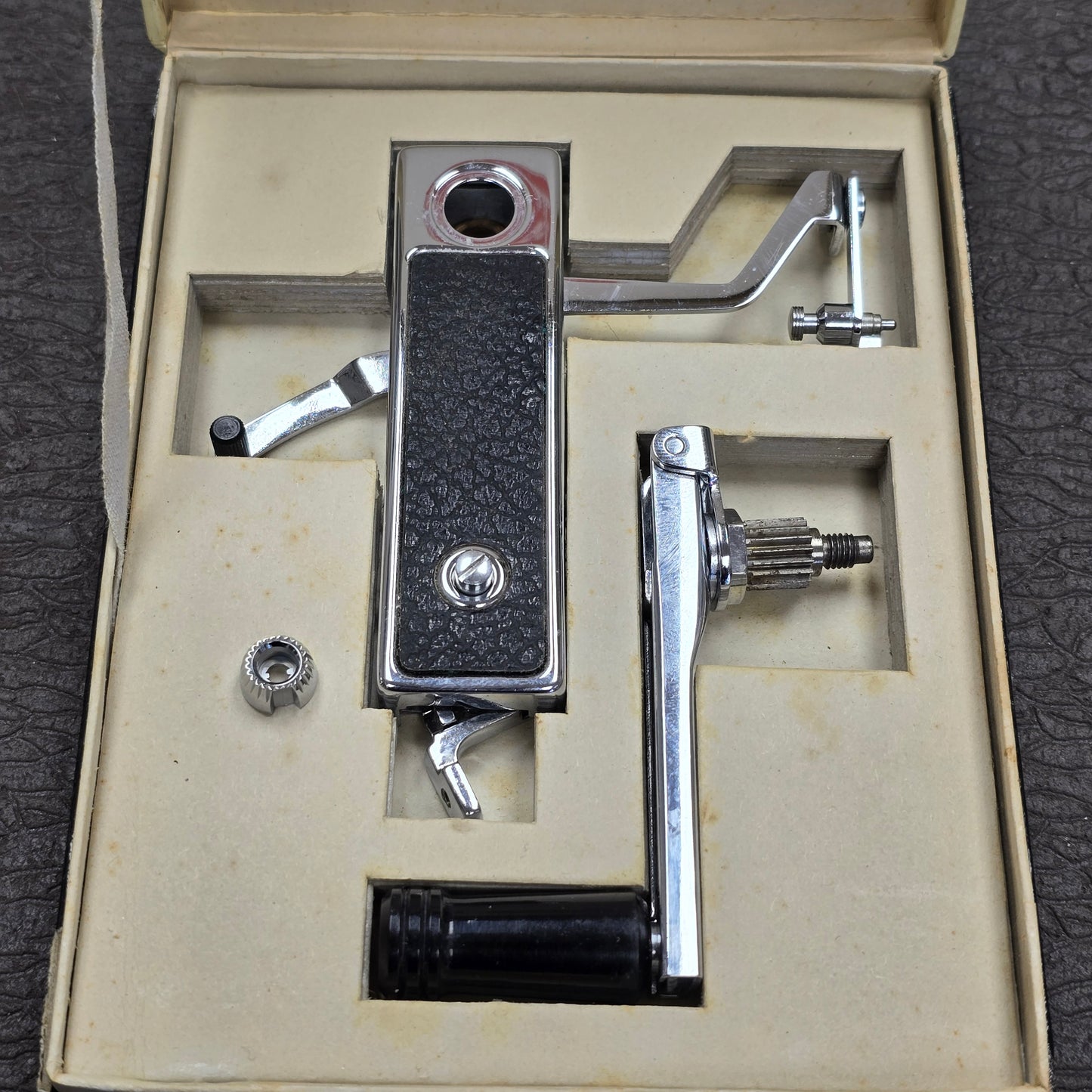 Bolex Rex-O-Fader with Winding Crank Long Knob