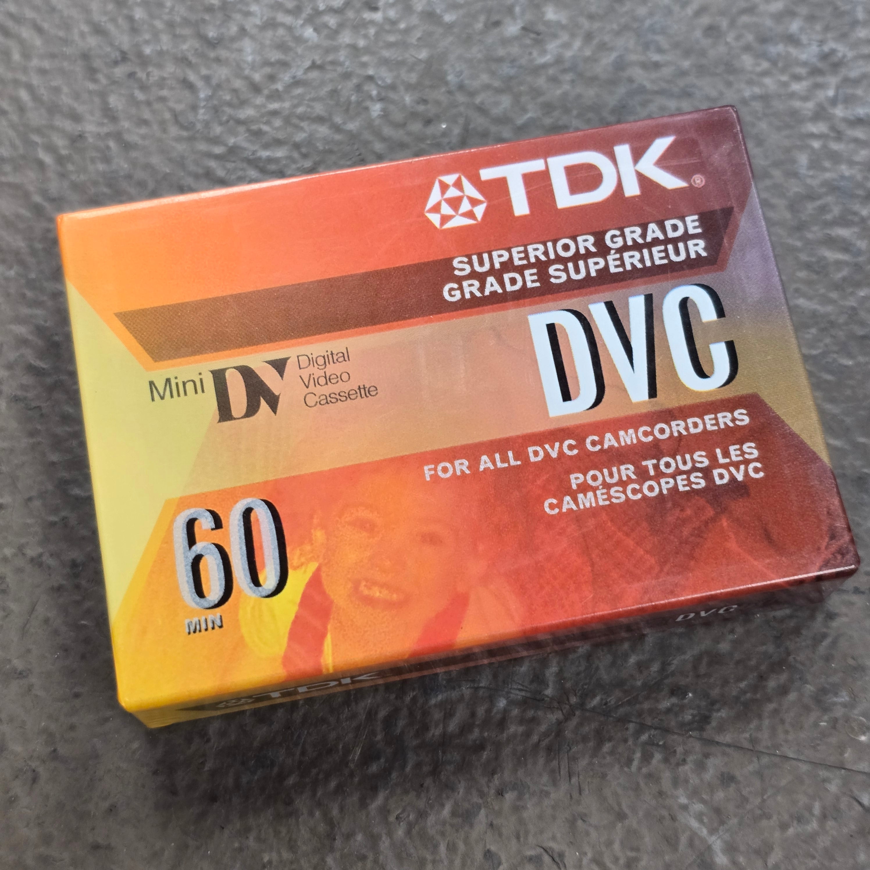 Mini Dv Camera Video Cassette TDK DVM60ME Mini DV Cassette 60 Minutes