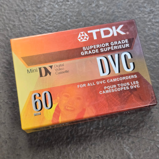 TDK DVM60ME Mini DV Cassette 60 Minutes