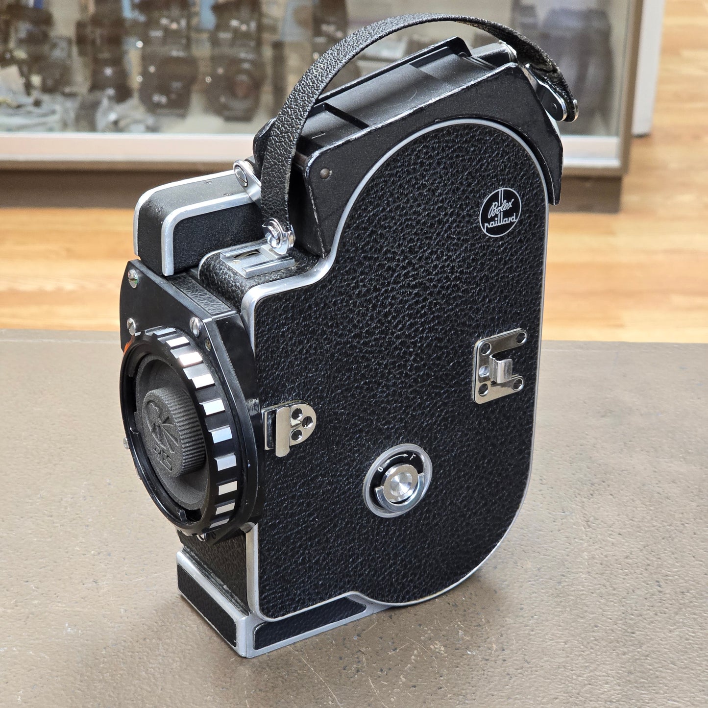 Bolex SBM 16mm Camera body with 10X viewfinder S# 300878