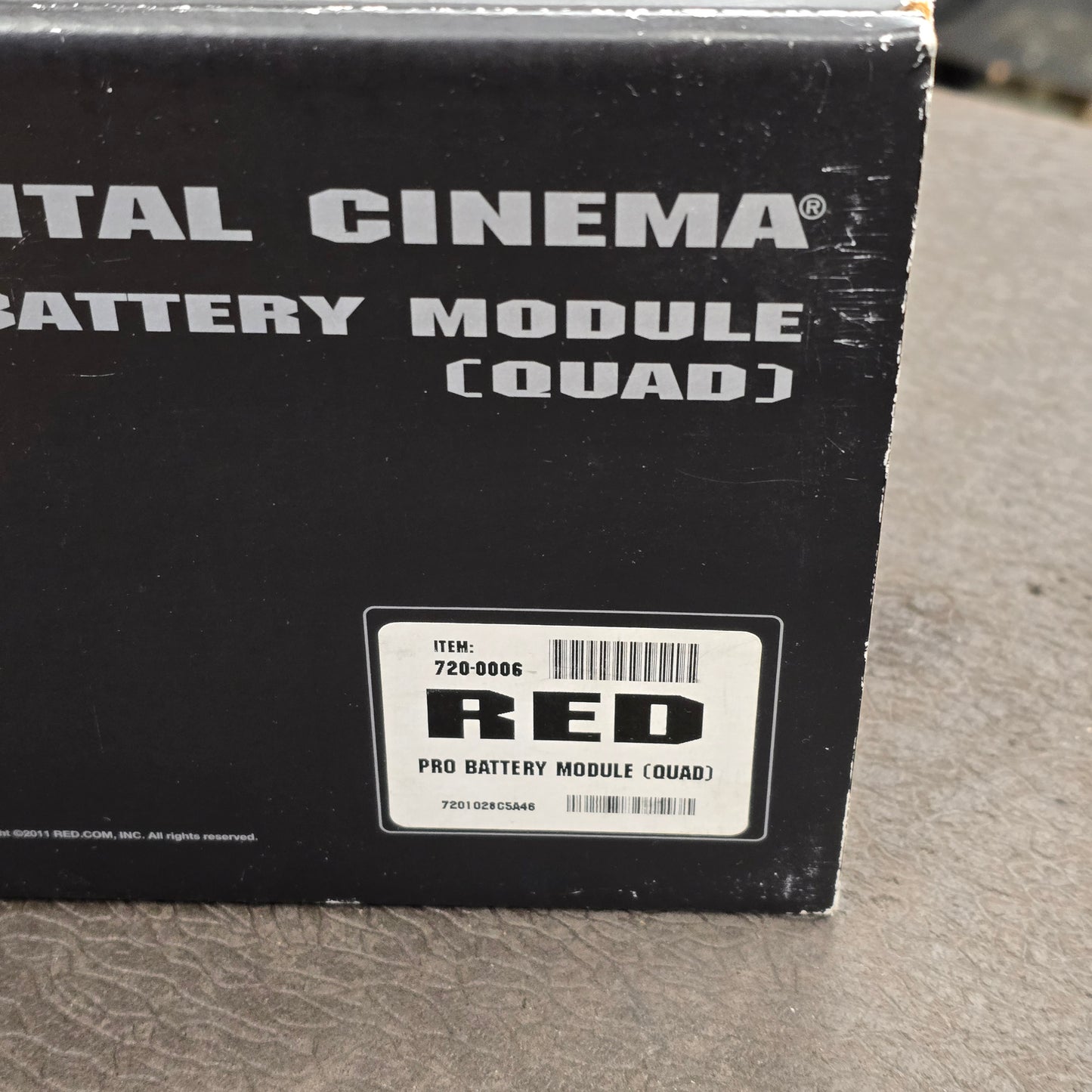 Red Digital Cinema Battery Module ( QUAD ) S# 7201028C5A46