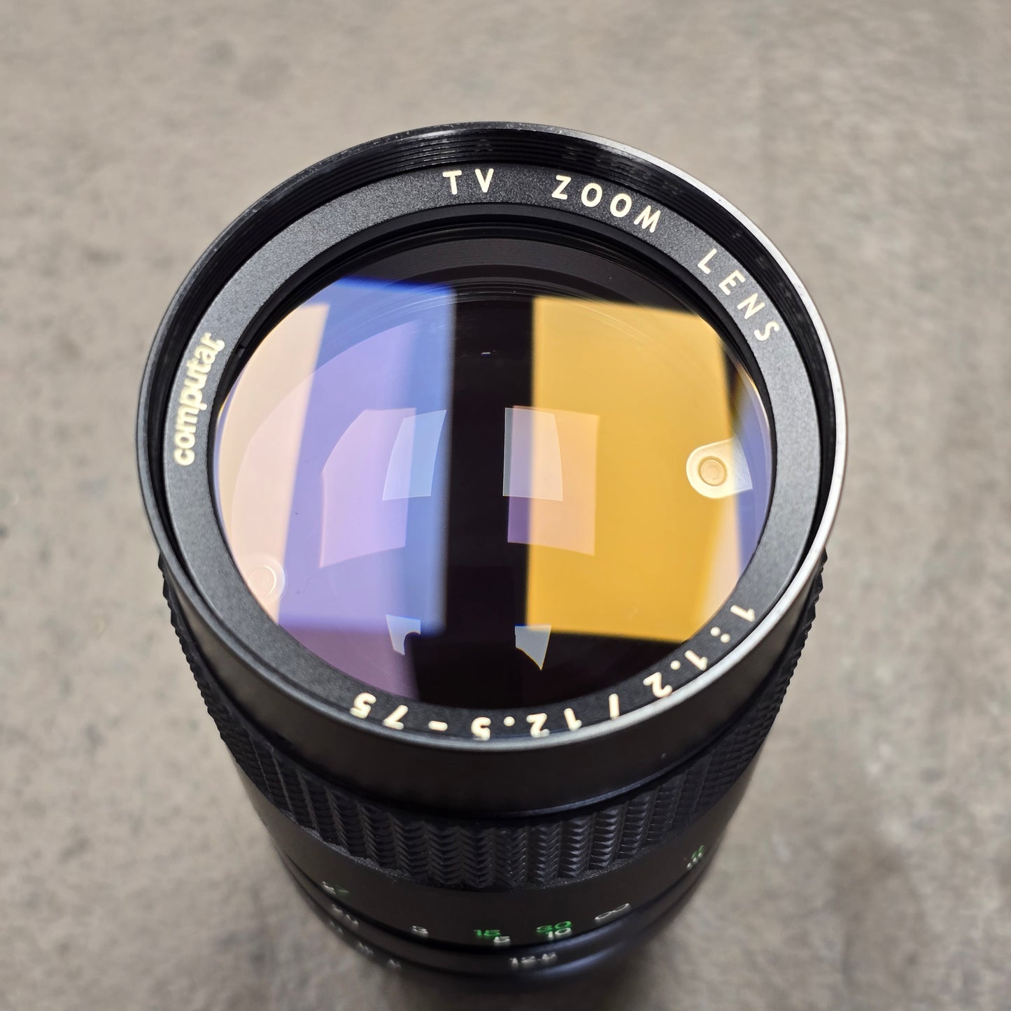 Computar 12.5-75mm f1.2 TV Zoom C-Mount Lens S# 313132