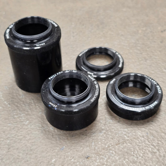 Bolex C-Mount Macro Extension Tube set