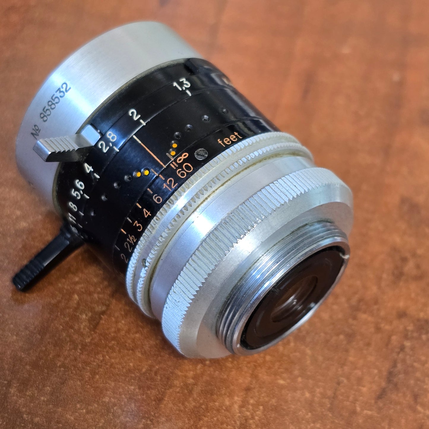 Macro Switar 12.5mm f1.3 H8 RX C-Mount Preset Lens S# 858532