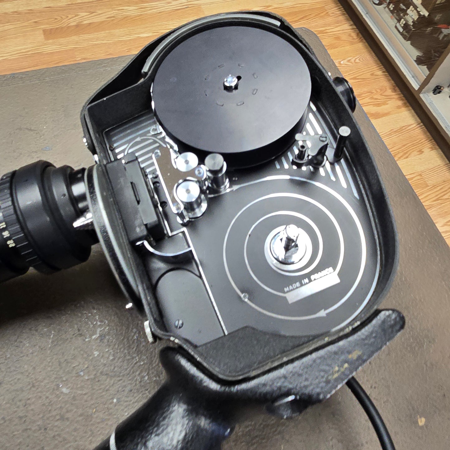 Beaulieu R-16 Camera Body S# 663661 with Angenieux 12.5-75mm Zoom lens S# 1194005