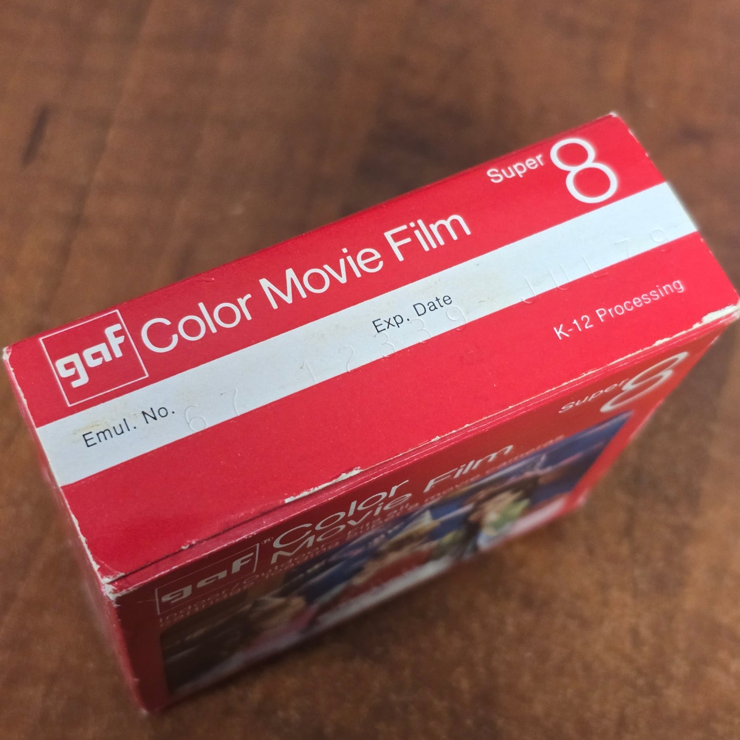 GAF Super 8mm 50' Color Reversal Film Expired Stock