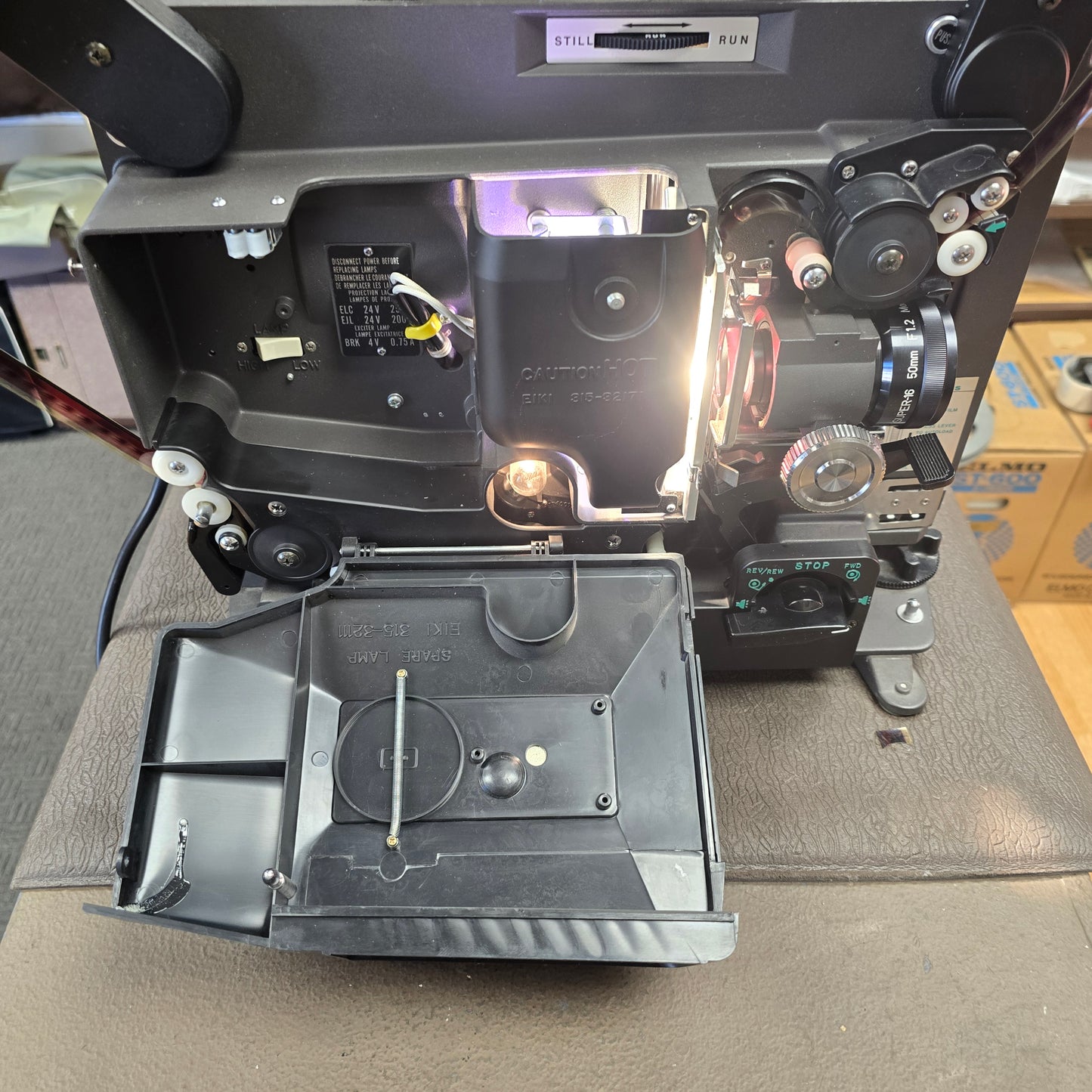 Eiki / Bell & Howell Filmosound 3585 16mm Autoload Sound Projector S# 12008