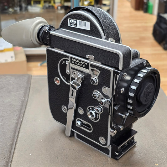 Bolex SBM Super-16 Camera body with 13X viewfinder S# 352584