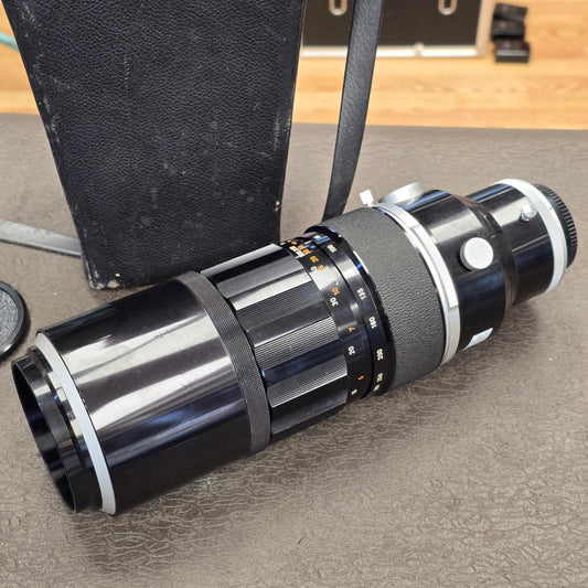 Canon Zoom Lens FL 85-300mm F5 Zoom Lens With Case S# 12381