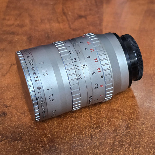 Angenieux 75mm f2.5 Type P3 C-Mount Telephoto lens S# 1249763
