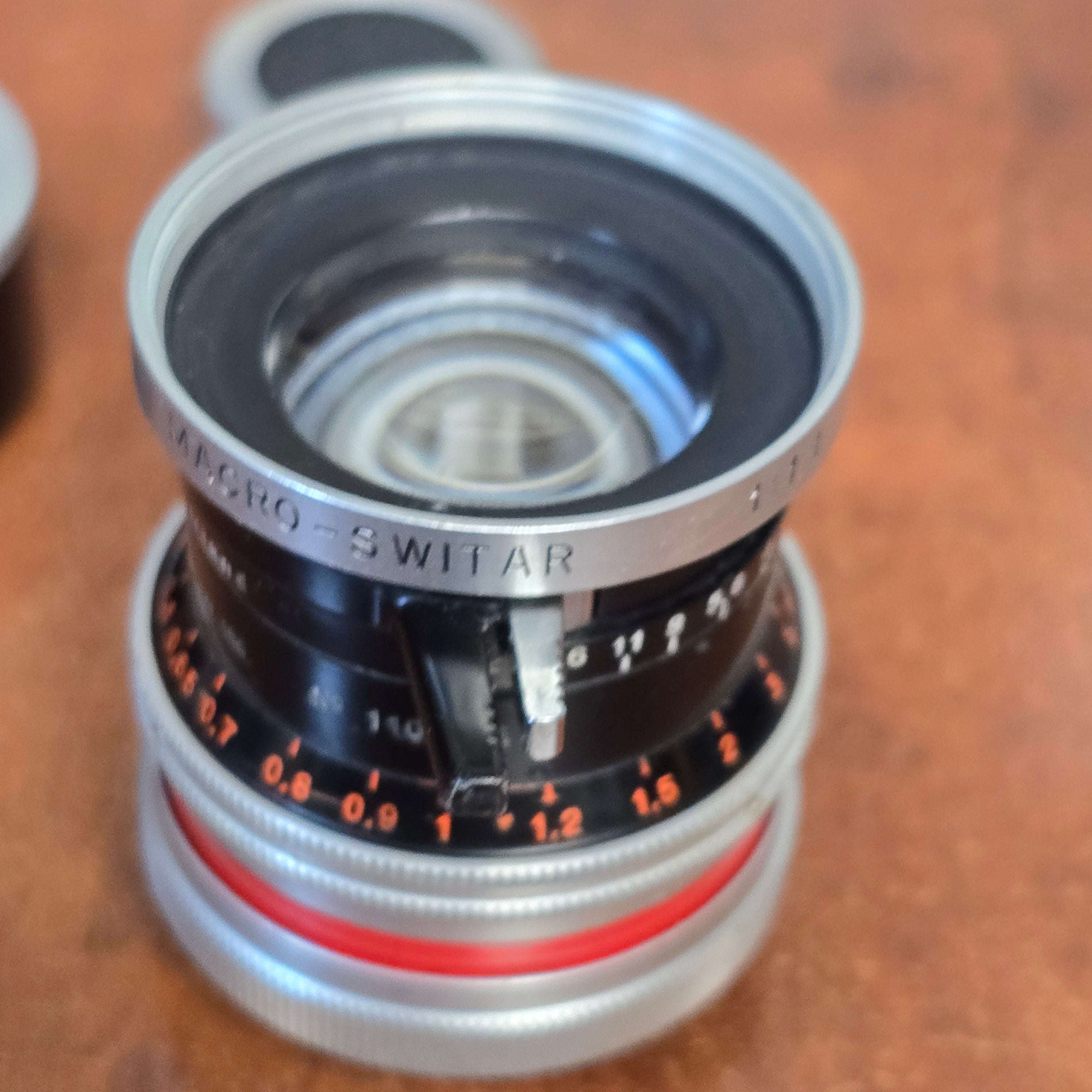レンズ(単焦点) Kern Swiss  MACRO-SWITAR f=26mm H16RX Kern Macro-Switar 26mm f/1.1 H16RX Lens w/ Hood C mount | eBay