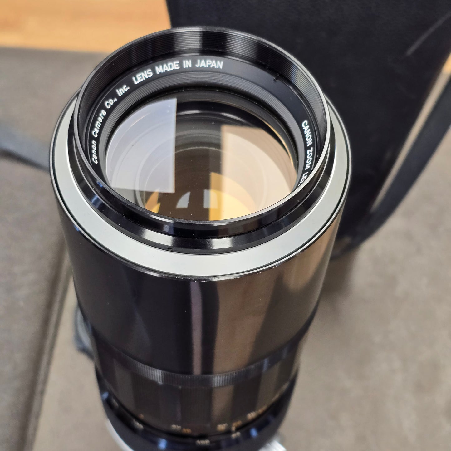 Canon Zoom Lens FL 85-300mm F5 Zoom Lens With Case S# 12381