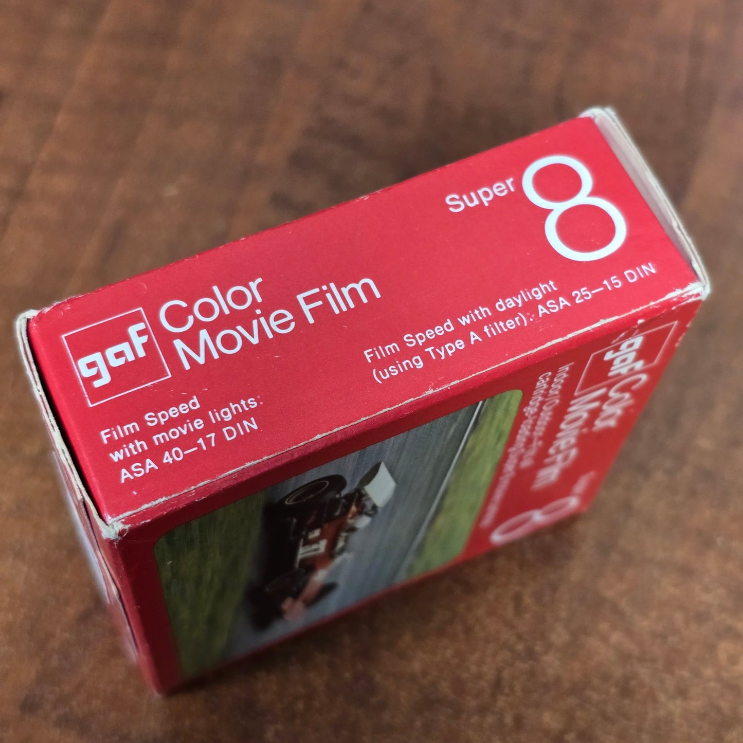GAF Super 8mm 50' Color Reversal Film Expired Stock
