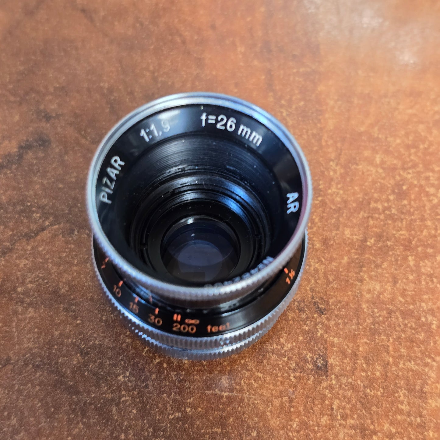Pizar 26mm F1.9 AR C-Mount Lens S# 482406