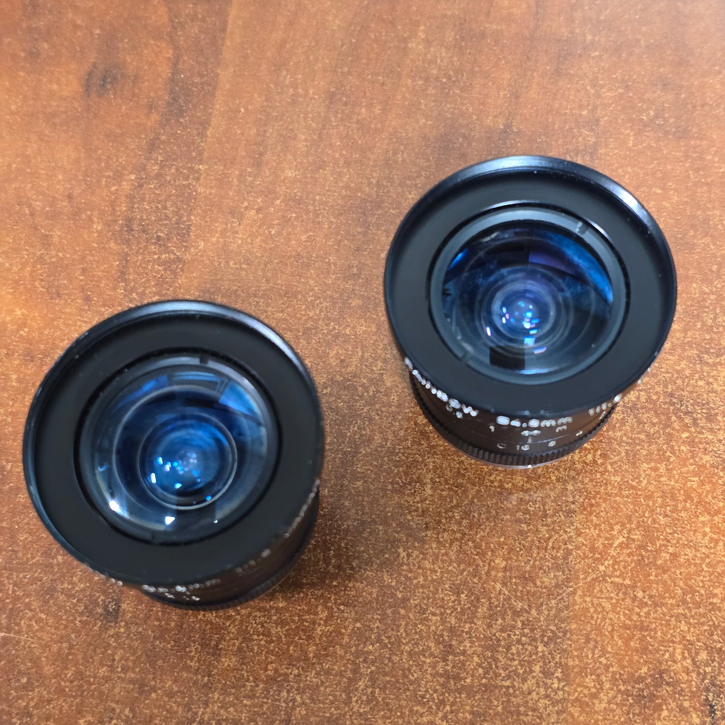 Rainbow S4.8mm 1:1.8 C-Mount CCTV Lens ( Lot of 2 )