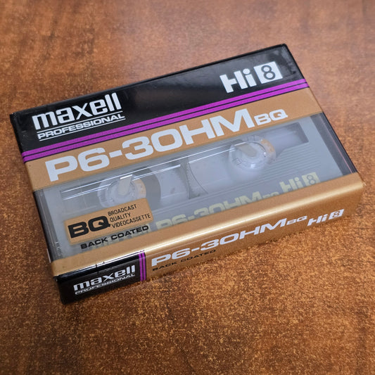Maxell Professional Hi8 Tape 30 Minutes P6-30HMBQ