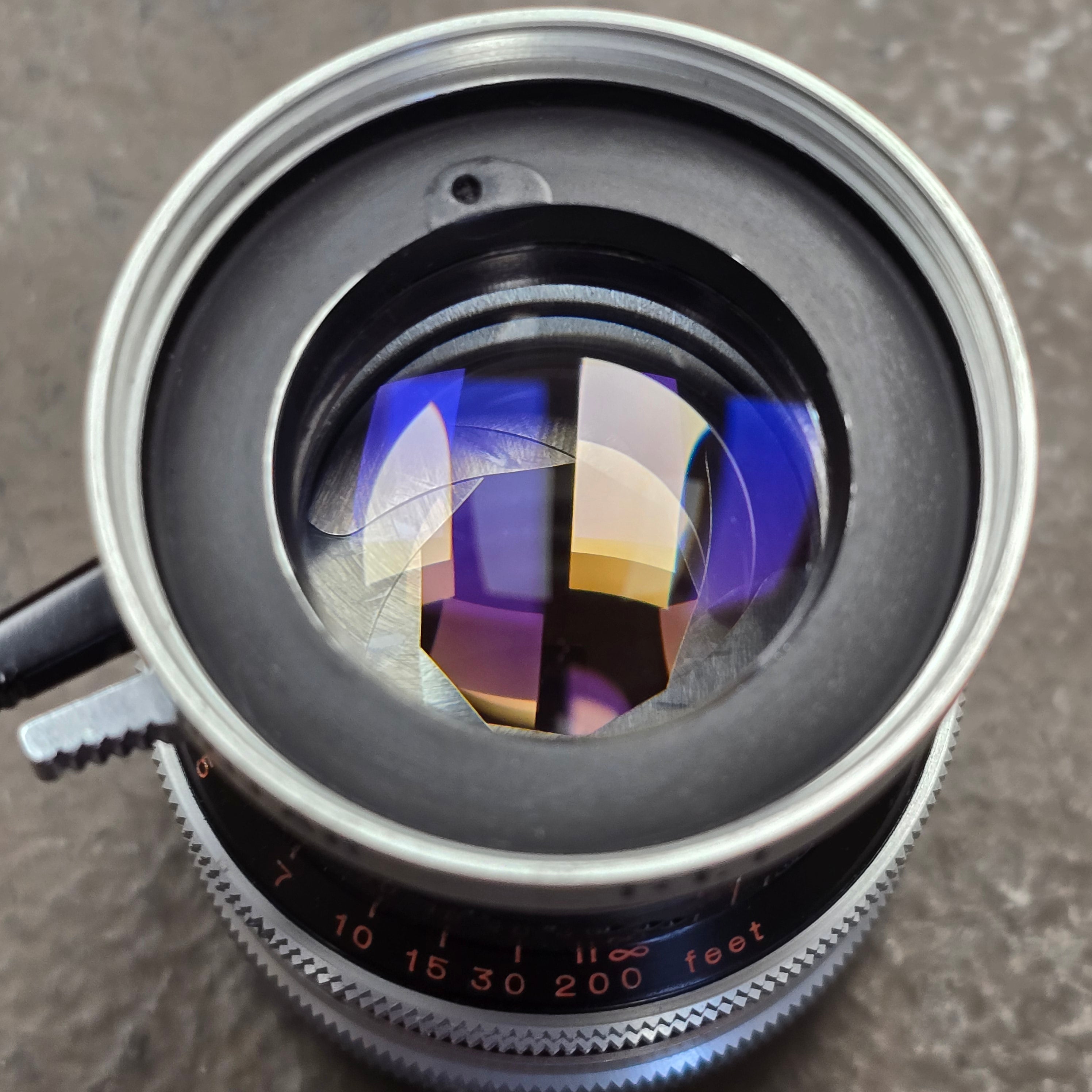 Switar 26mm Macro Preset f/1.1 H16 RX C-Mount Lens S# 1106671 – Du