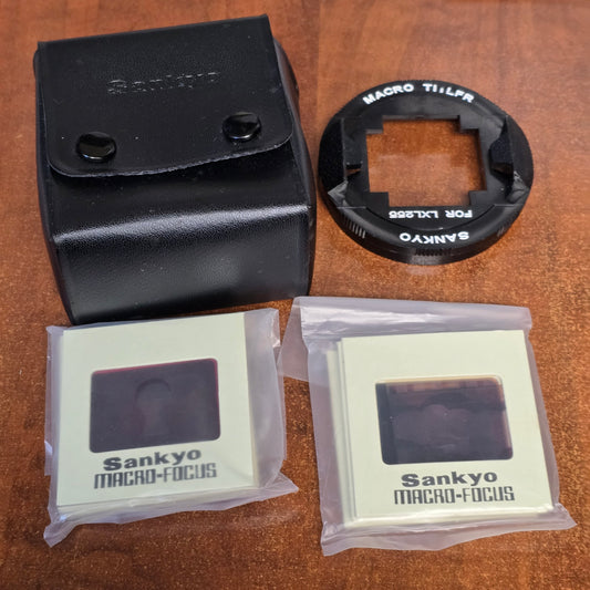 Sankyo Macro Titler For LXL255 With Assorted Macro Filters Carrying Case
