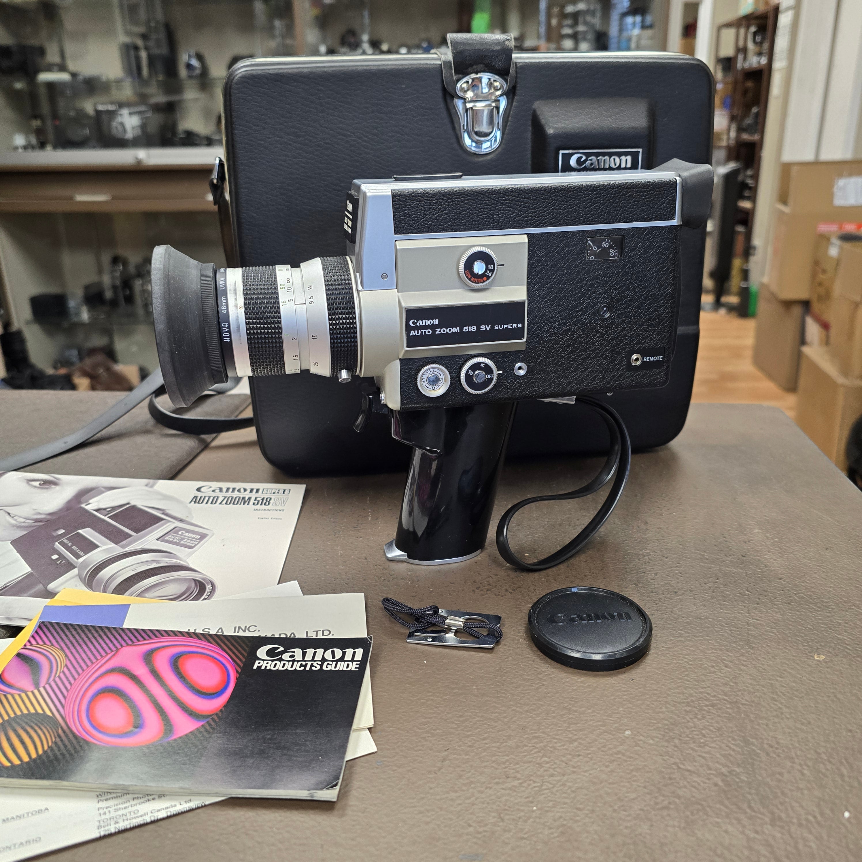 Canon 518 Auto Zoom SV (Special Version) Super 8mm Camera S