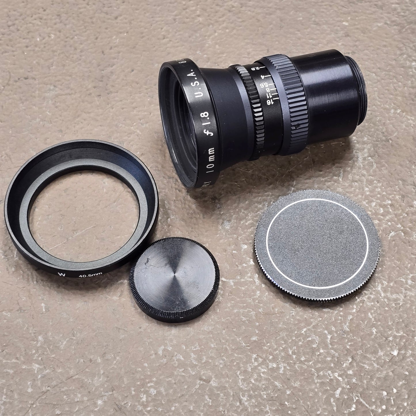 Century 10mm f1.8 C-Mount WIde Angle Lens S# 812604