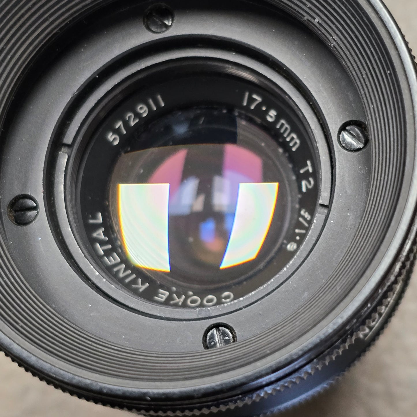 Cooke Kinetal 17.5mm f1.8/T2 Arri Standard Mount S# 572911