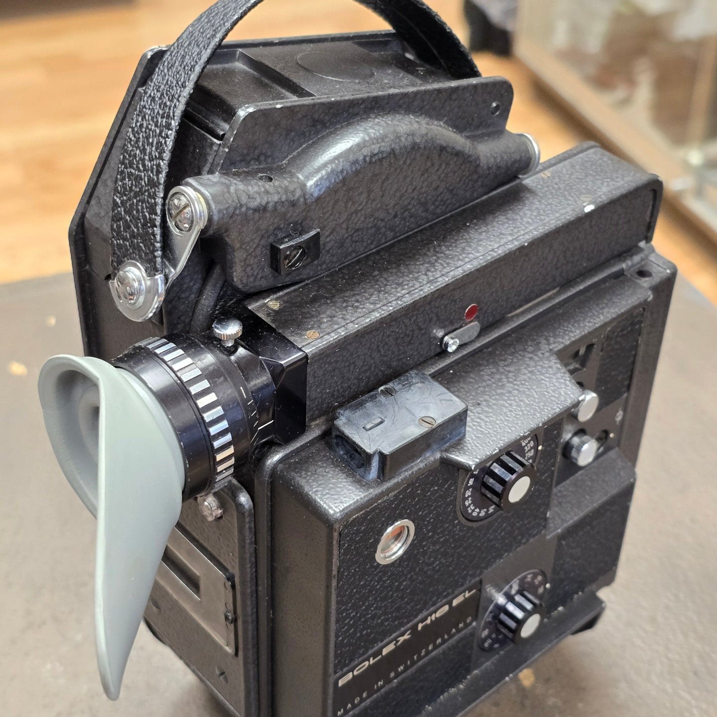 Bolex EL Super 16mm Camera Package with Tested Super 8 Custom Cage & Grip Batteries S# 310894