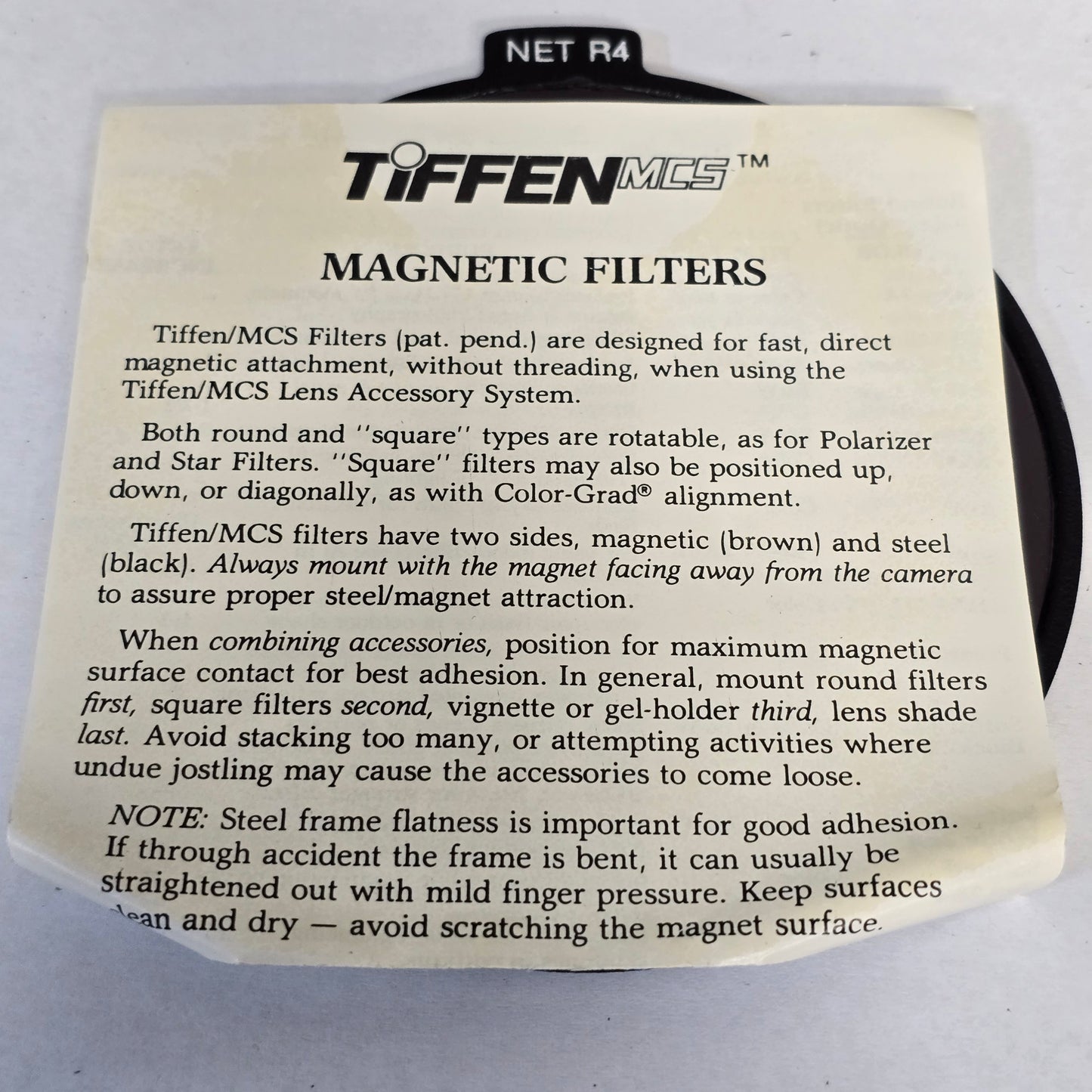 Tiffen MCS NET R4 Filter