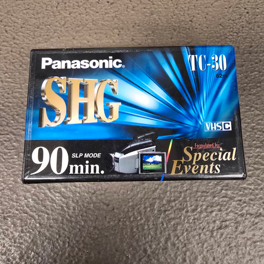 Panasonic SHG TAKE CARE,-30  VHS-C Tape