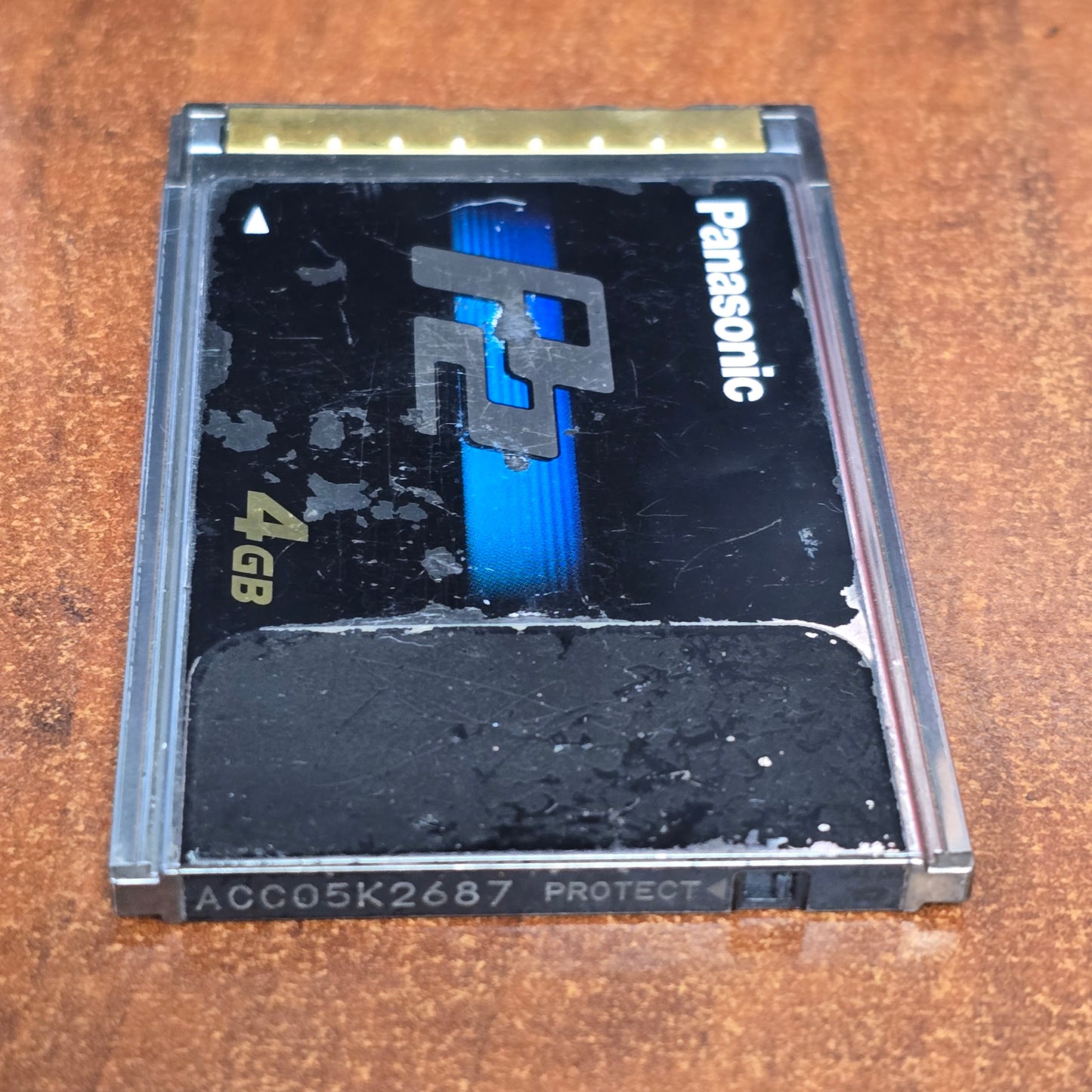 Panasonic 4GB P2 Card ( AJ-P2C004HG ) S# ACC05K2687