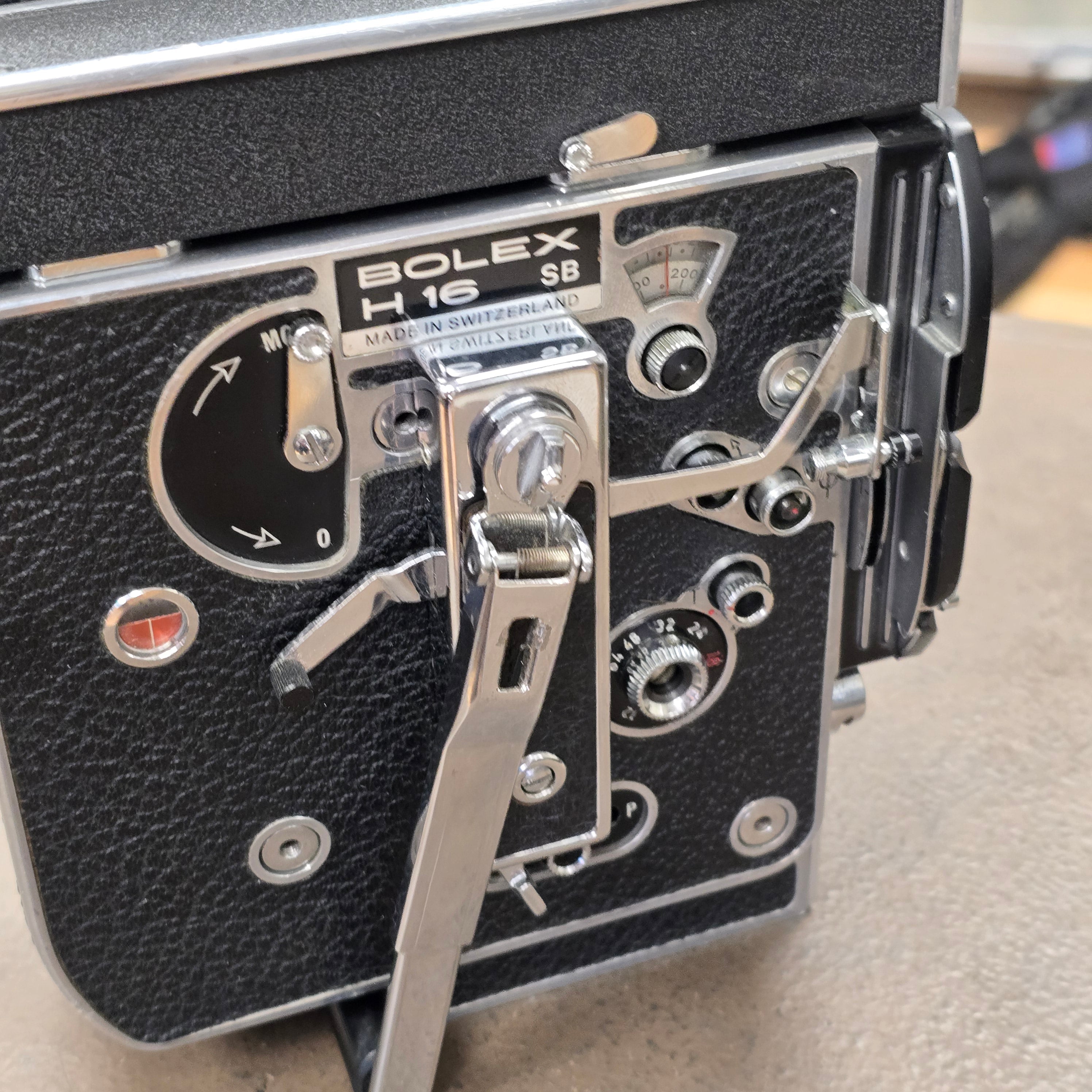Bolex H16 SB 16mm Camera with 10x Viewfinder S# 300634 with