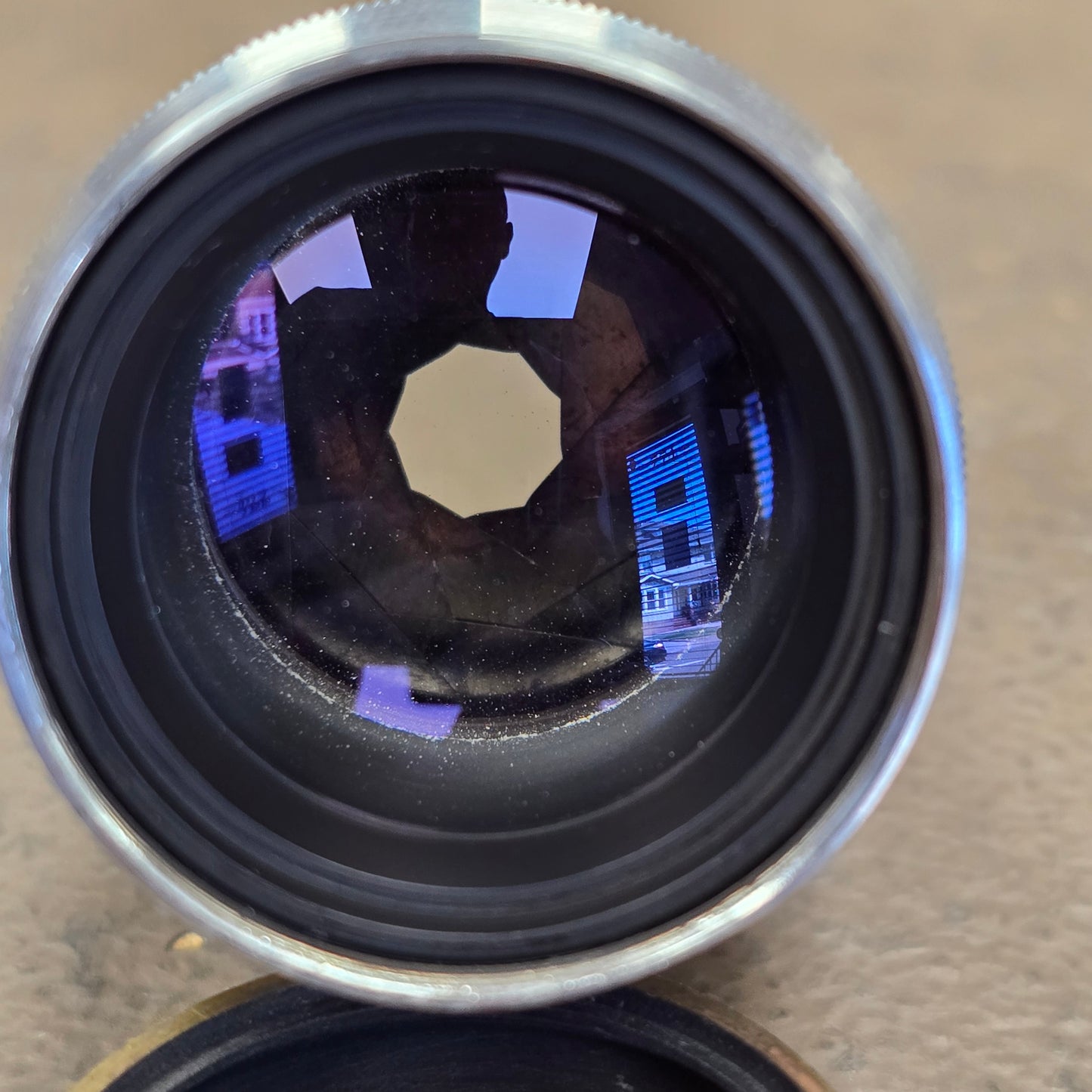 Wollensak Cine Raptar 75mm 3" f2.5 C-Mount Telephoto lens S# B12333