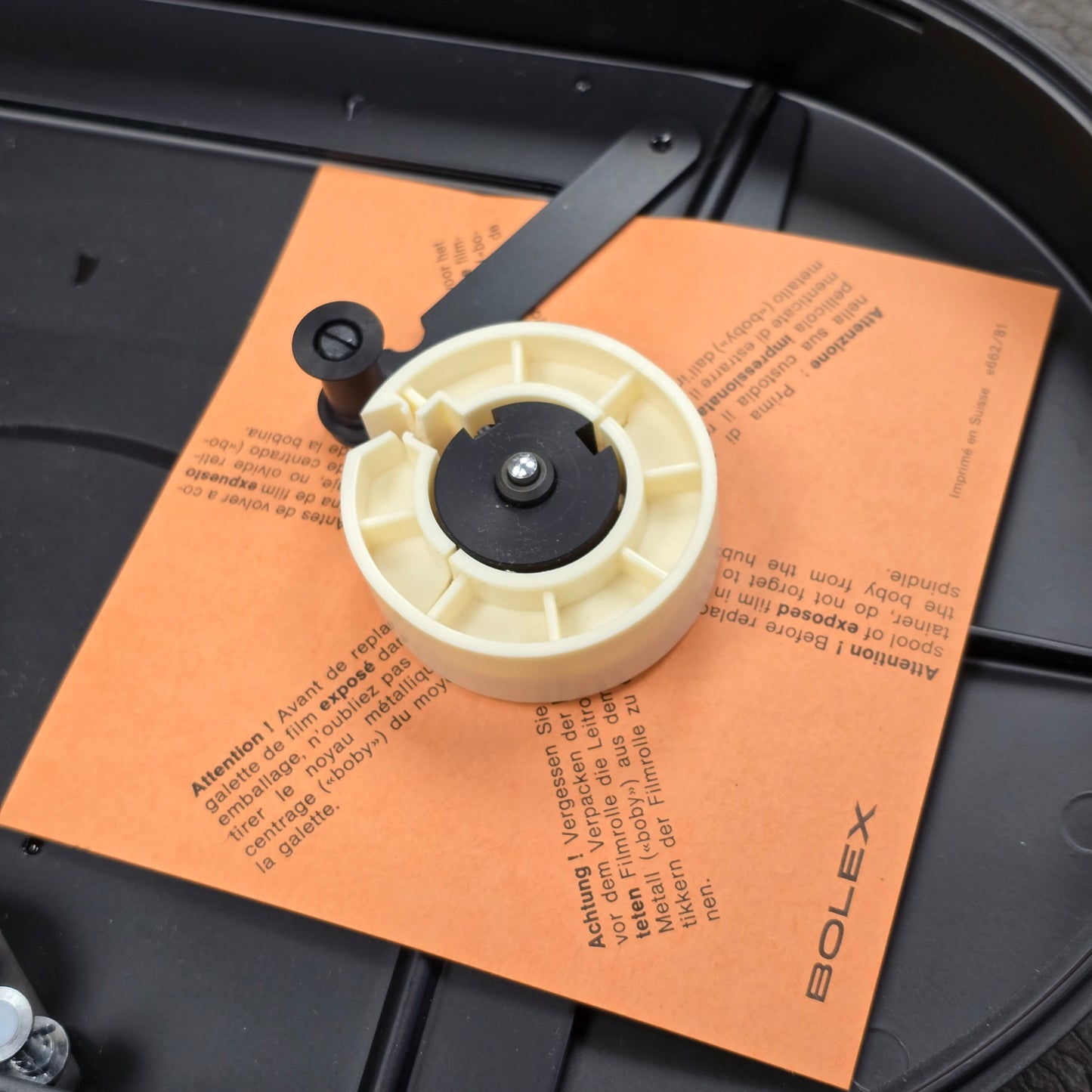 Bolex 400' Magazine with Core adapters S# KA18061 ( NEW )