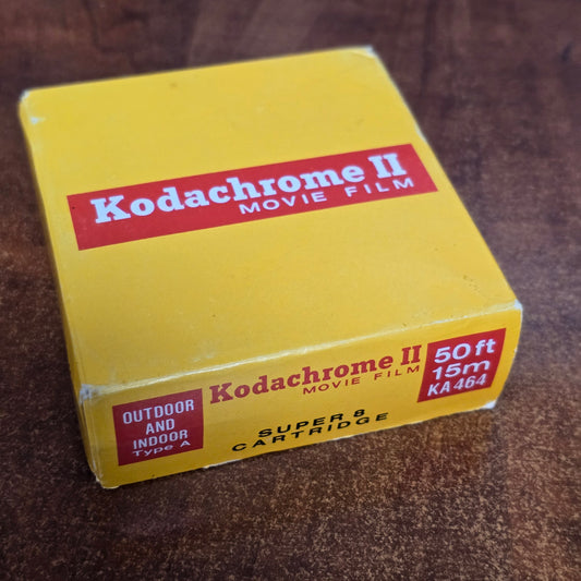 KODAK S8mm 50' Kodachrome II Type A Color Reversal Film Expired Stock