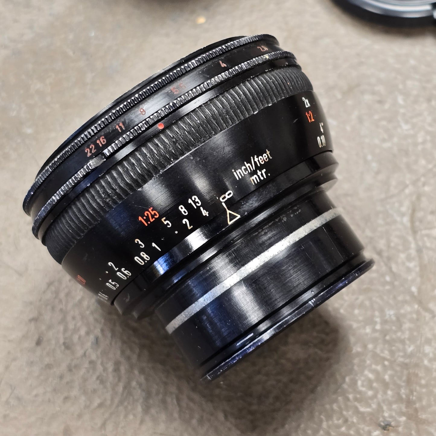 Heinz Kilfitt Munchen Makro-Kilar A  40mm f2.8 (1:2.8/4CM) Arri Standard Mount Lens S# Nr.254-0588