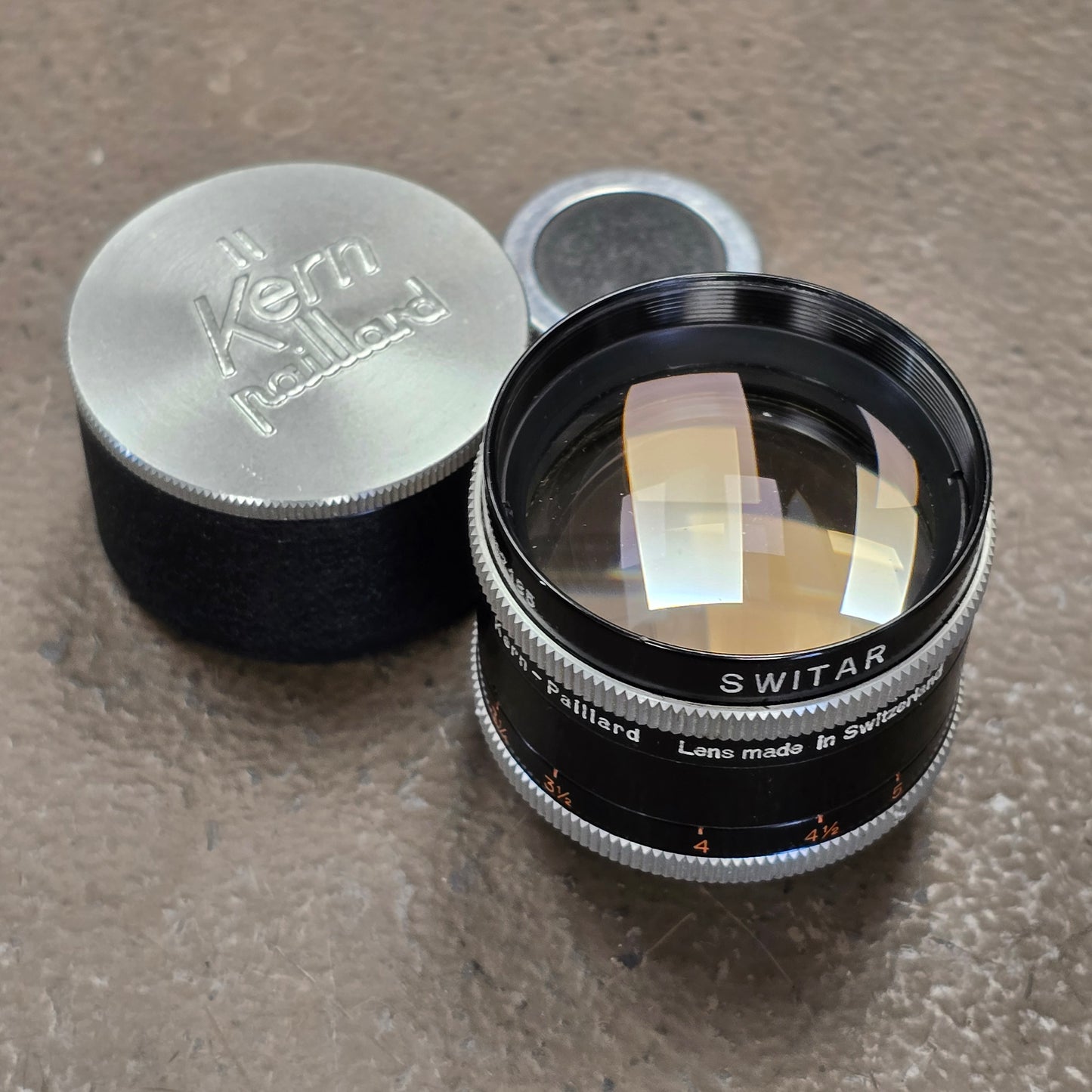 Switar 50mm f/1.4 H16RX C-Mount Lens S# 887185