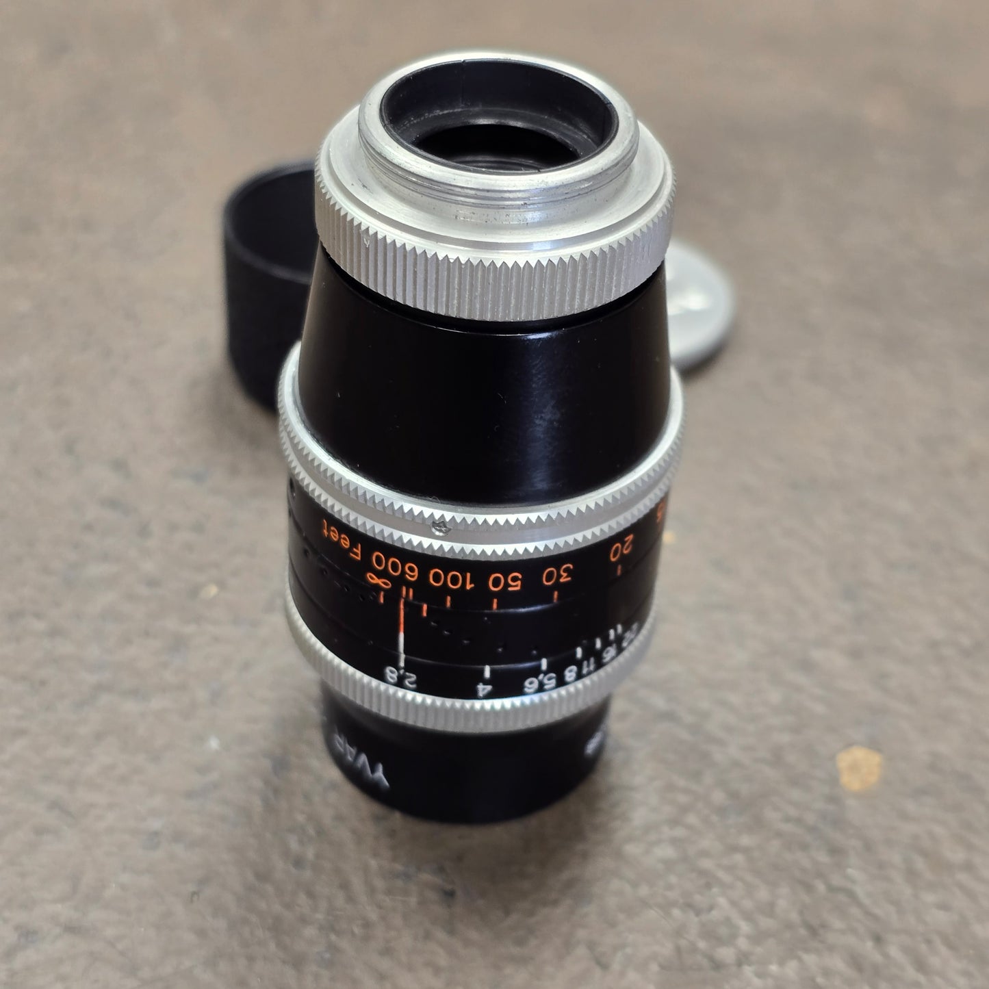 YVAR 75mm f2.8 AR C-Mount Telephoto Lens S# 1022388