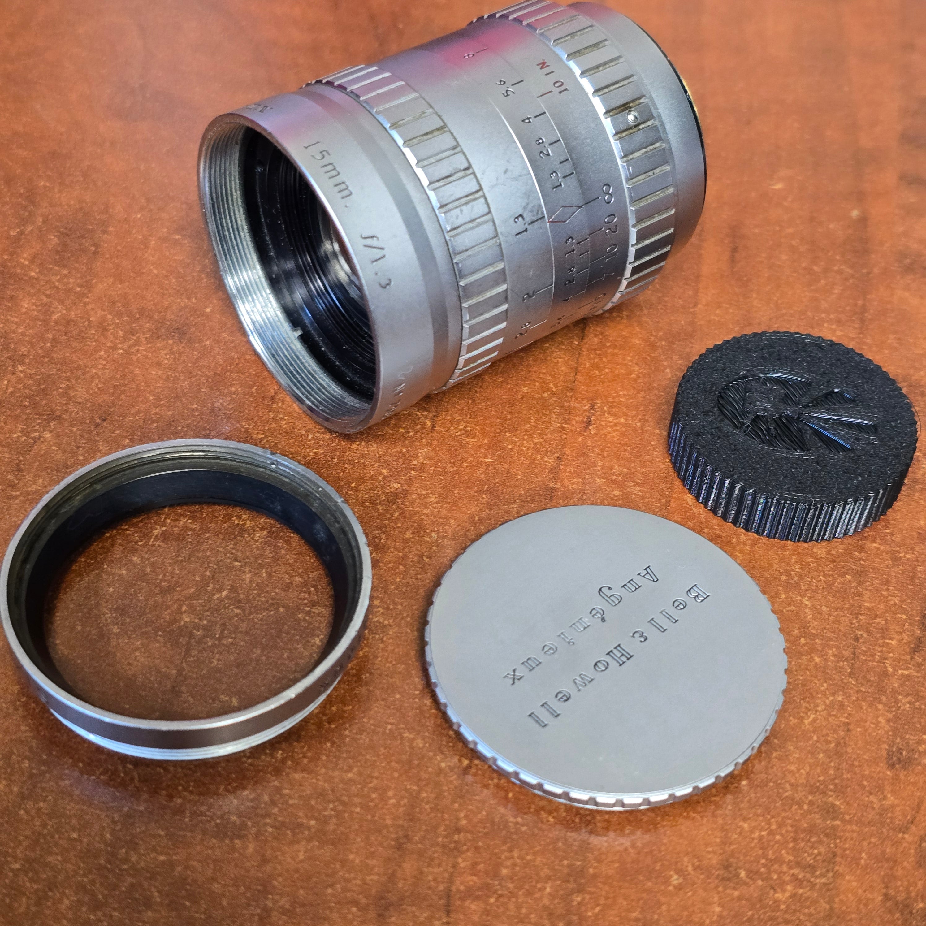 Bell And Howell - Angenieux 15mm f1.3 C Mount lens S# 790847 – Du