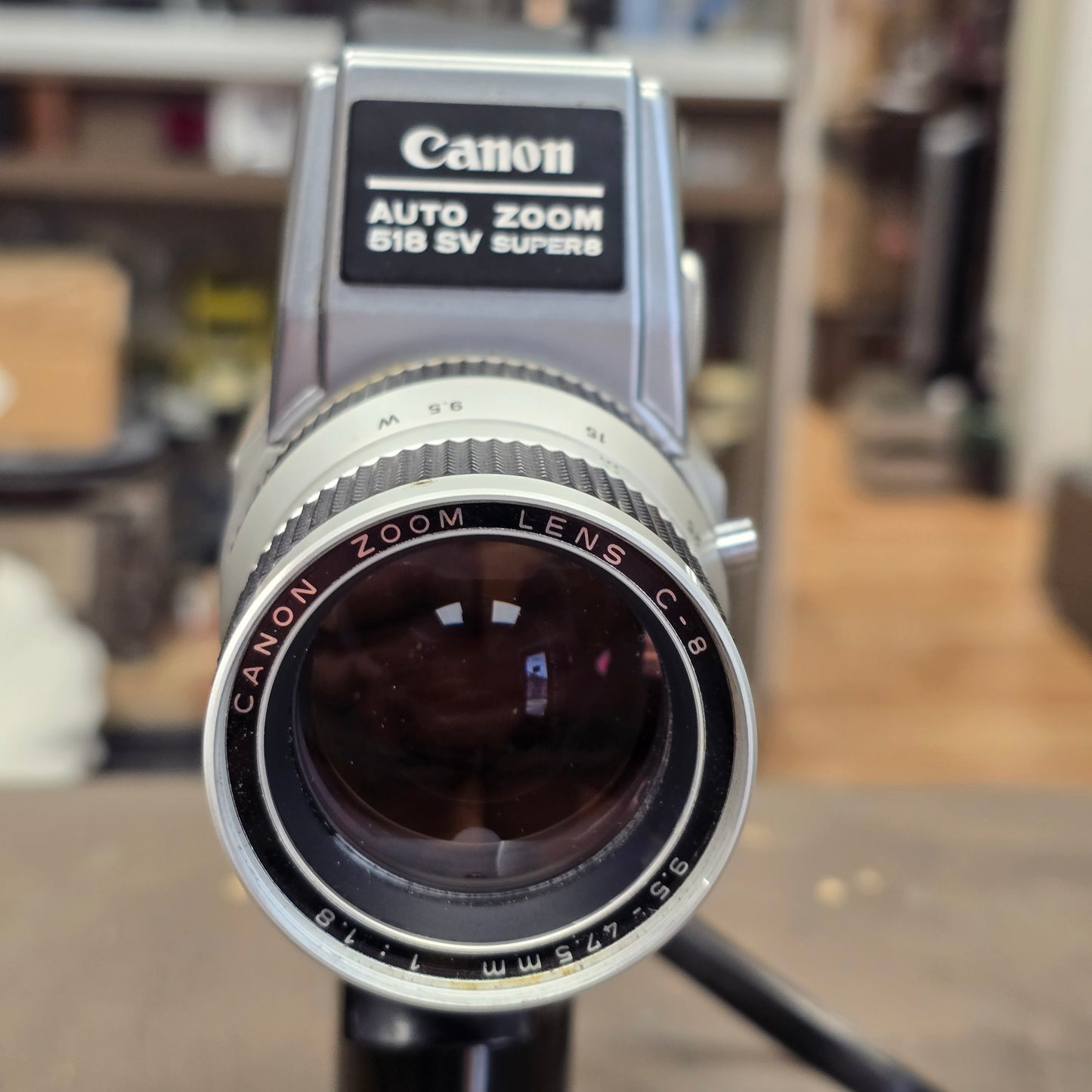 Canon 518 Auto Zoom SV (Special Version) Super 8mm Camera S# 262652 With Case