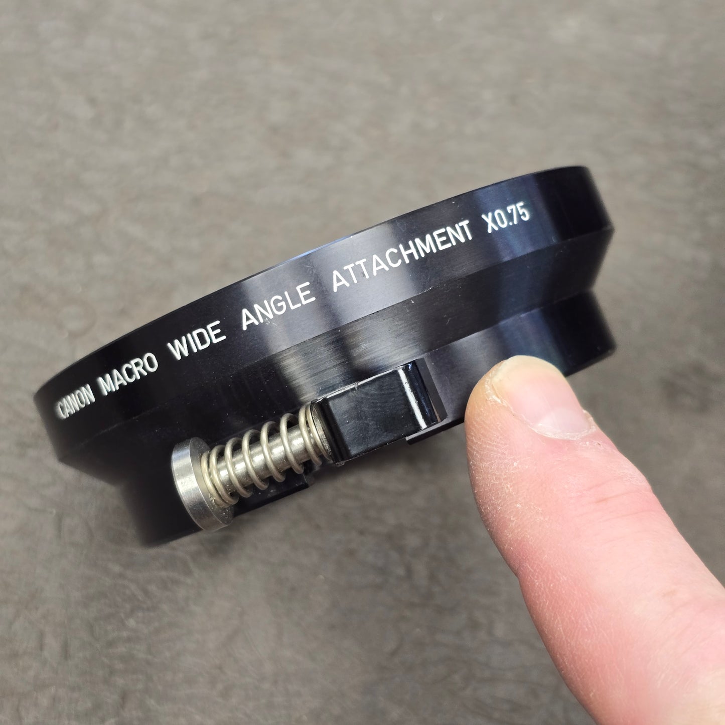 Canon X0.75 Clamp On Macro Wide Angle Attachment for Canon Scoopic Cameras