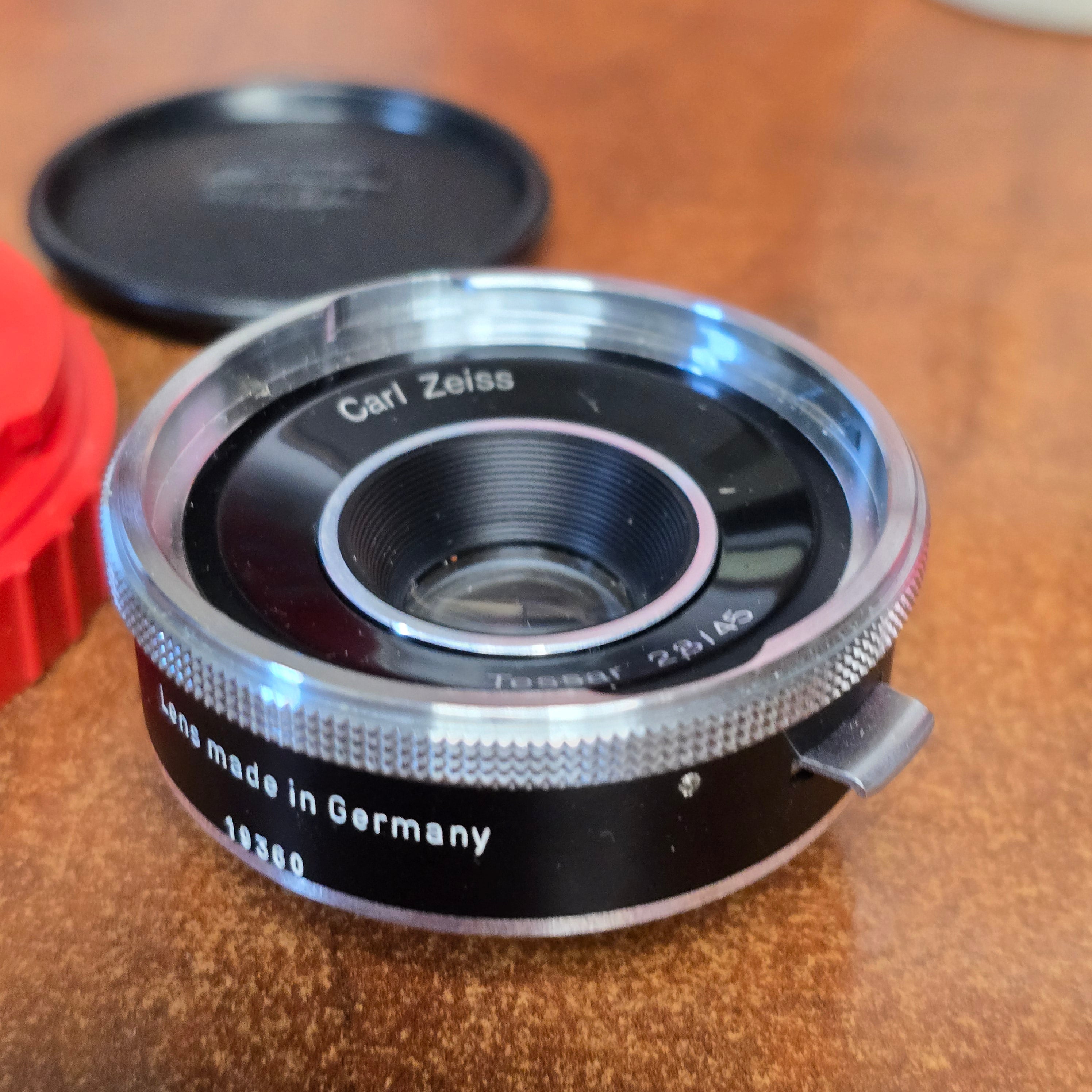 Carl Zeiss Tessar 2.8/45mmレンズ MMJ Carl Zeiss Tessar 45mm f/2.8 Lens Contaflex 126 Mount S# 19360