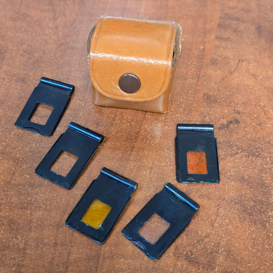 Bolex Gel filter Frame Holder Set of 5 for Older Non Reflex Bolex Model Cameras