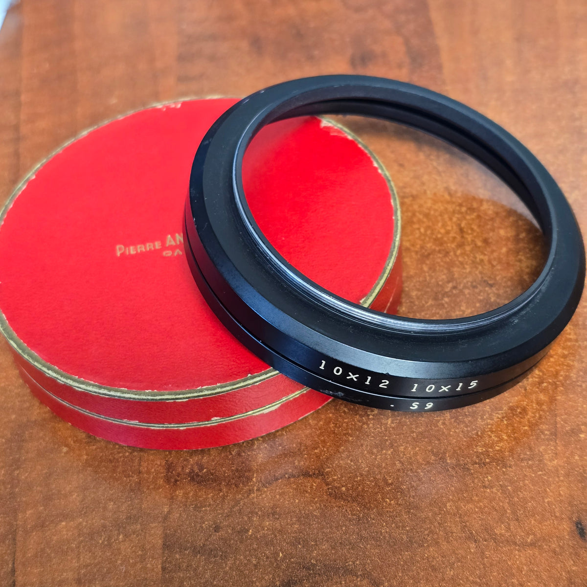 Angenieux Adapter & Retaining ring for Series 9 Filters ( 72mm ) with S9 UV Filter